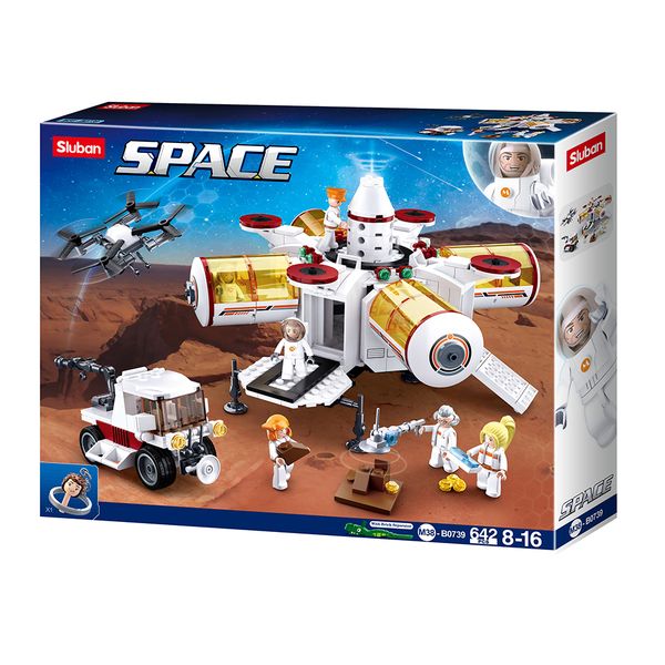 Sluban Building Set: Space Base - 642 Pieces