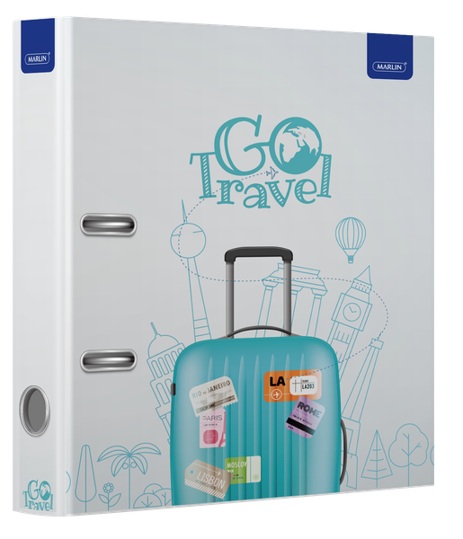 Lever Arch File - Assorted In House Designs (Travel) x 10