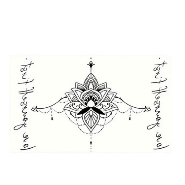 Boho Bohemian Mystical Mandala Temporary Tattoo