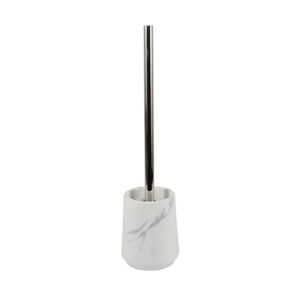 Toilet Brush Marble Jazz white