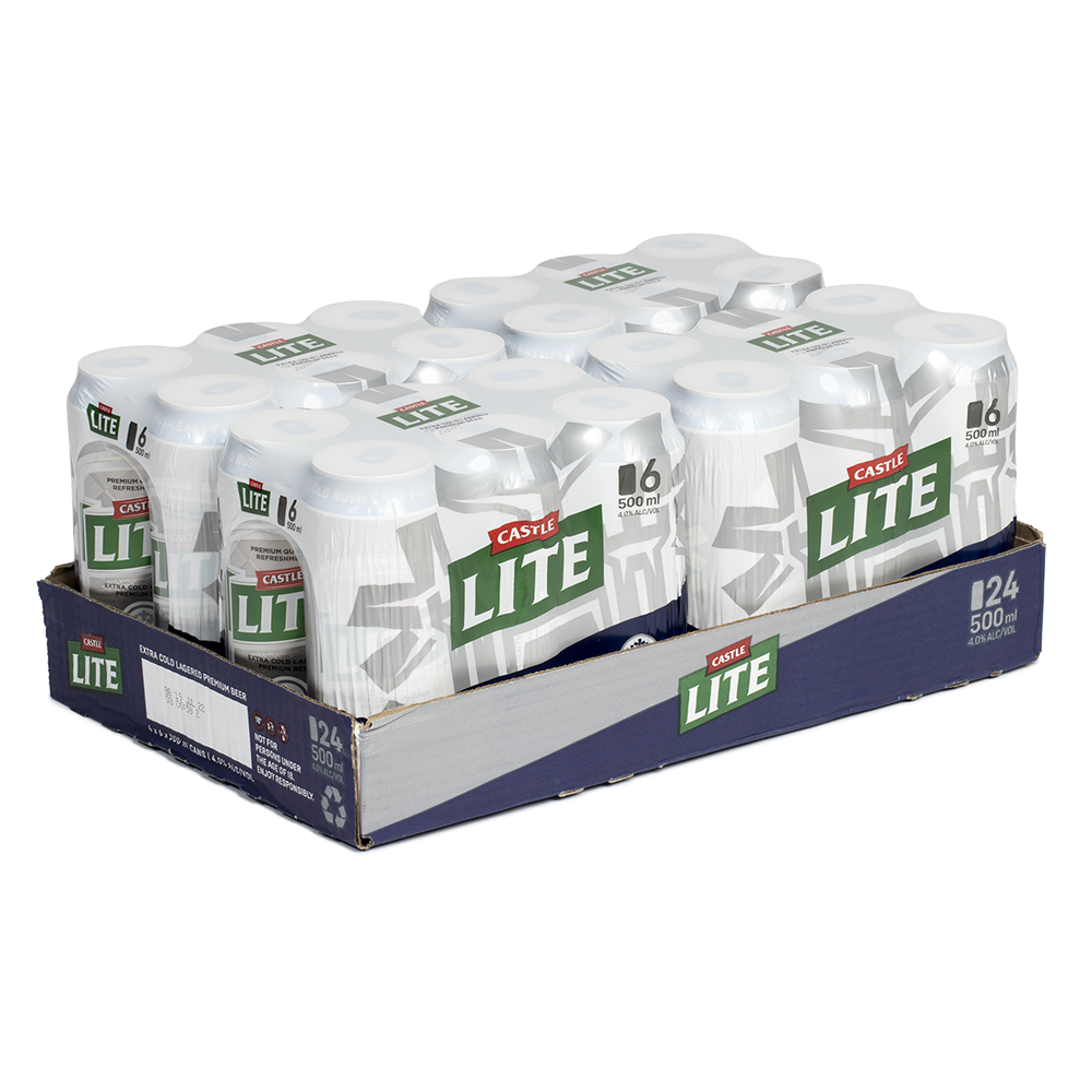 Castle Lite Beer 24 X 500ml Buy Online In South Africa Takealot