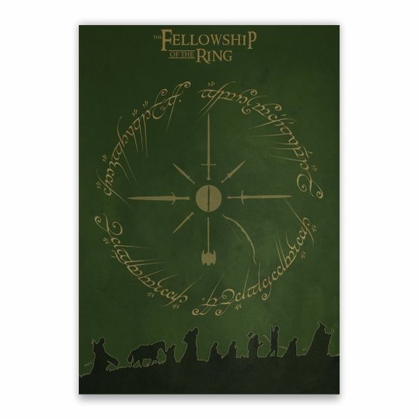 The Fellowship Of The Ring Weapons Poster - A1