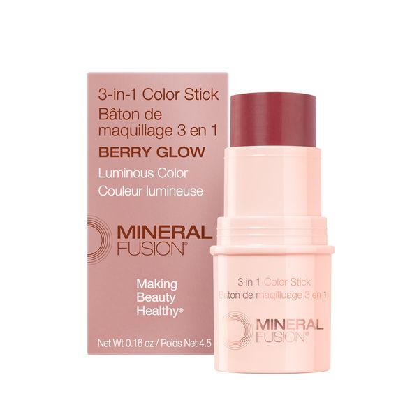 Mineral Fusion 3-in-1 Colour Stick - Berry Glow
