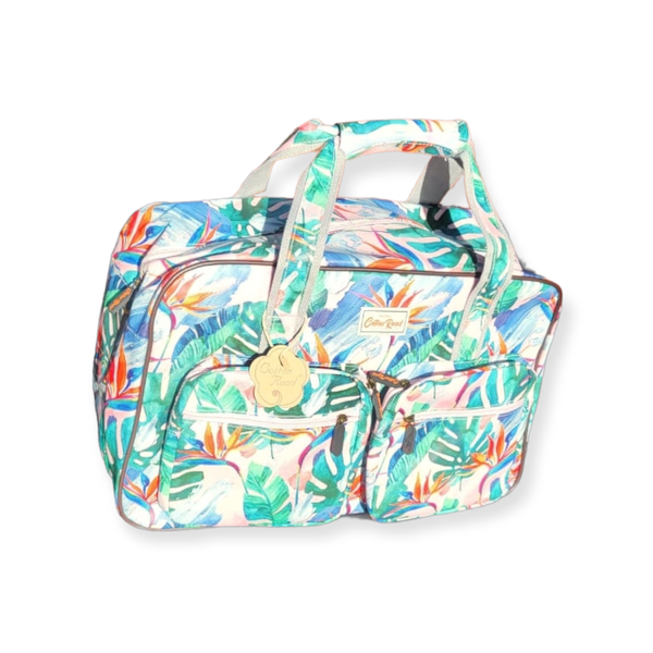 Cotton Road Floral &amp; Butterfly Multi Compartment Travel Bag