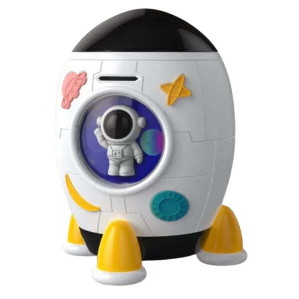 Rocket Spaceship Money Box