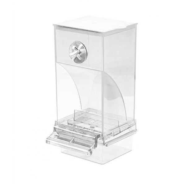 Automatic bird feeder, seed food container, small parrot cage accessories