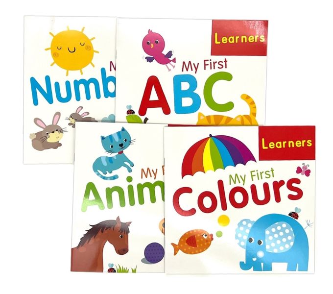 My First Learners Book Set - 4 Books, 18 Pages Each, for Kids Aged 3+