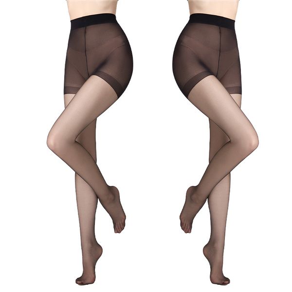 Two-Pack of Women's Pearlescent Glossy Silky Tights
