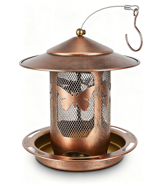 Metal Wild Bird Feeder for Cardinals with S Hook