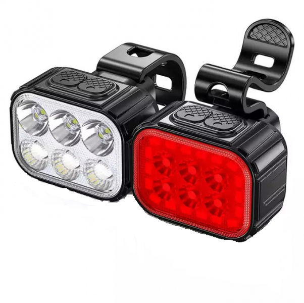 Bike Lights for Night Riding, USB Rechargeable Bike Lights Front and Back,