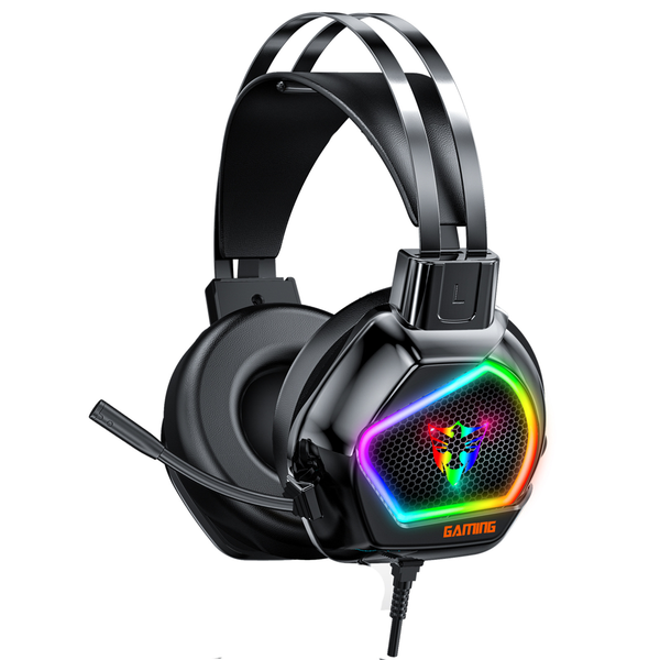 G601 wired noise cancelling gaming headset RGB with microphone