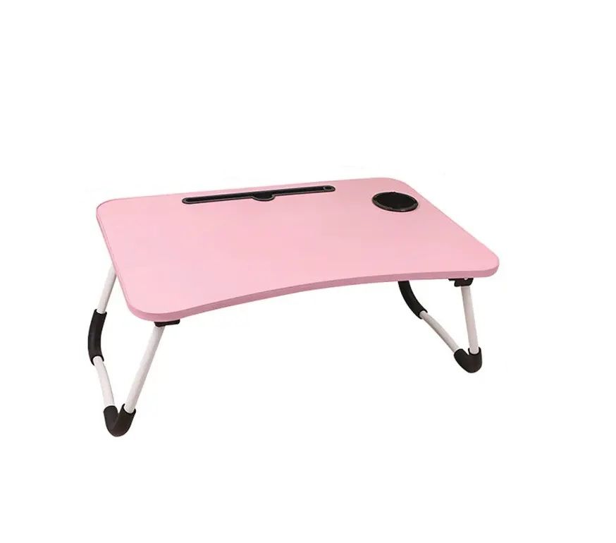 Portable Foldable Laptop Stand Desk for Bed & Sofa - Pink | Buy Online ...