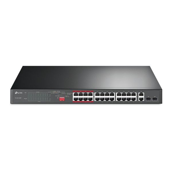 Tp-Link SL1226P 24-Port 10/100Mbps + 2-Port Gigabit Unmanaged PoE+ Switch