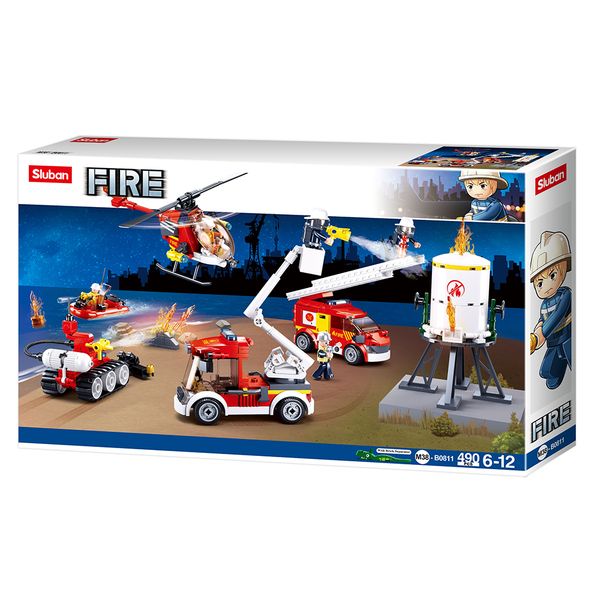 Sluban Building Set: Fire Emergency - 490 Pieces