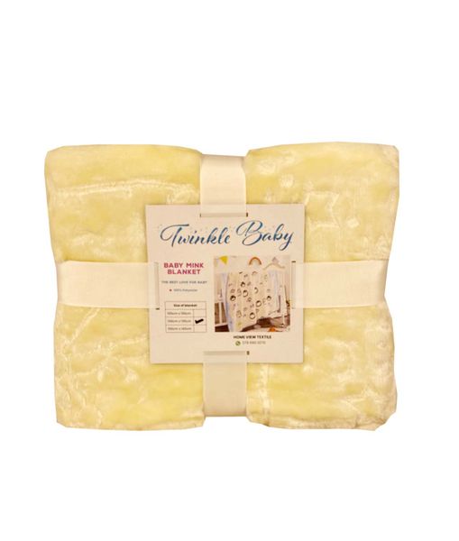 Twinkle Baby Embossed Mink Baby Blanket
