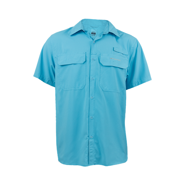Sensation Technical Fishing Shirt Shirt Short Sleeve Blue