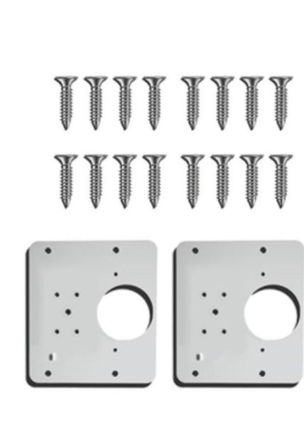 Hinge Repair Plate For Cabinet, Furniture Drawer or Window - 2 Pieces