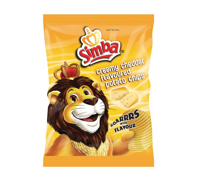 Simba Potato Chips - Creamy Cheddar (24 x 36G)
