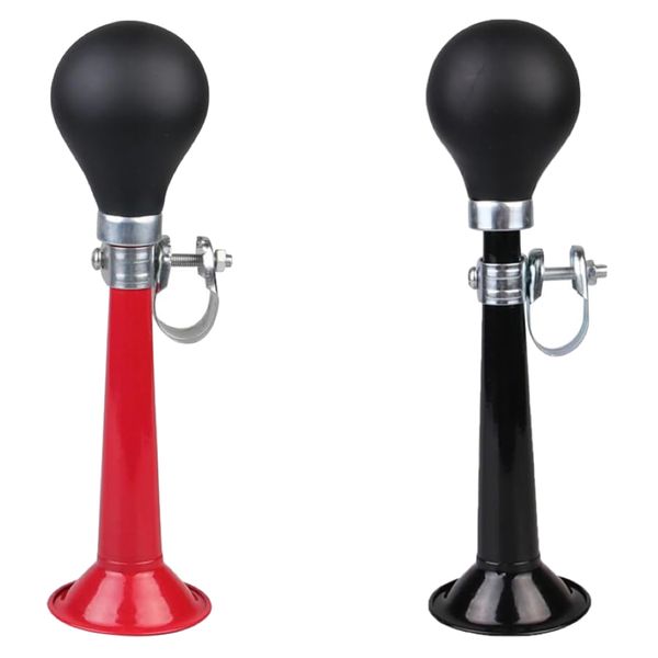 Sport Handlebar Mounted Loud Bicycle Safety Warning Horn Set of 2 (20cm)