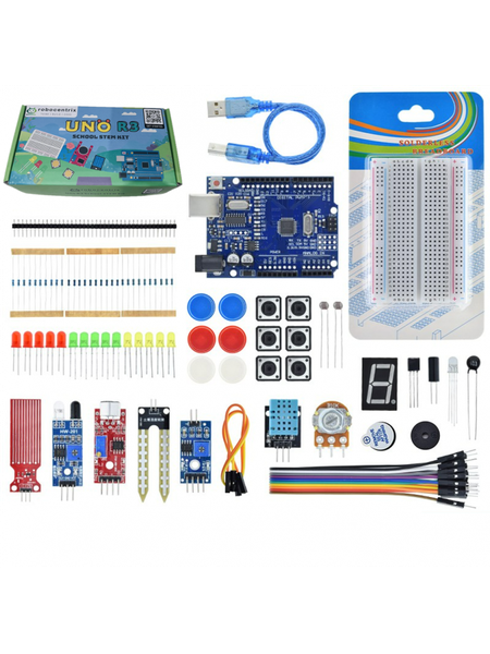 Robocentrix Uno R3 STEM Kit Compatible with Arduino