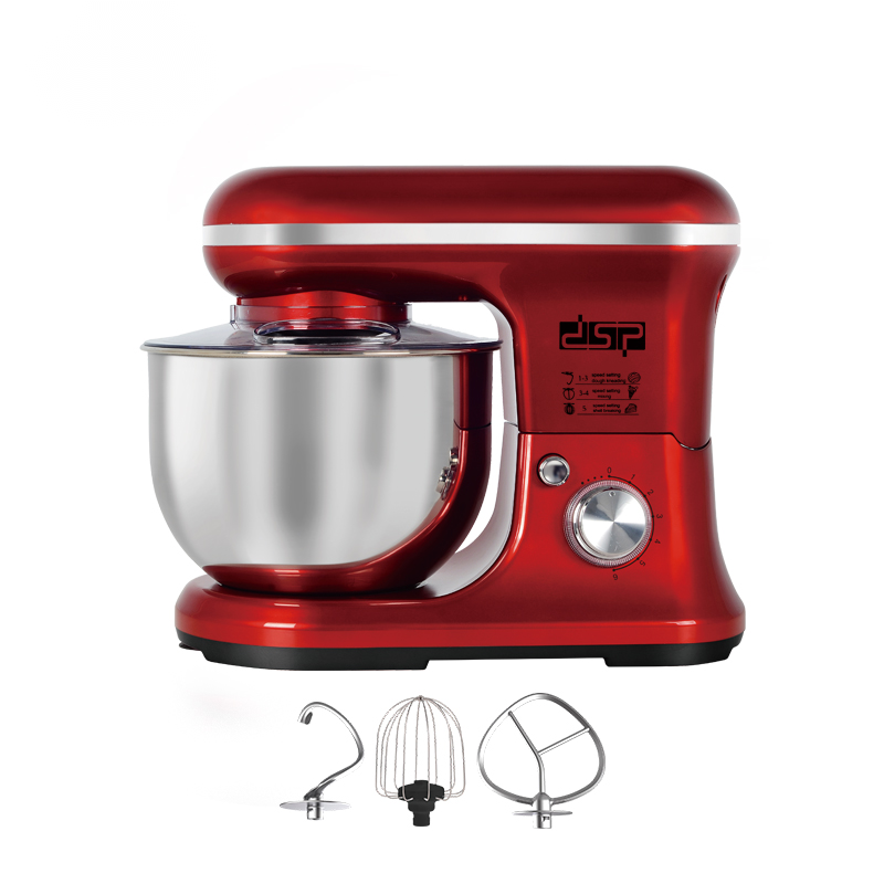 Professional 3-in-1 Stand Mixer - 1200W - Red - DSP - 5.5L Bowl