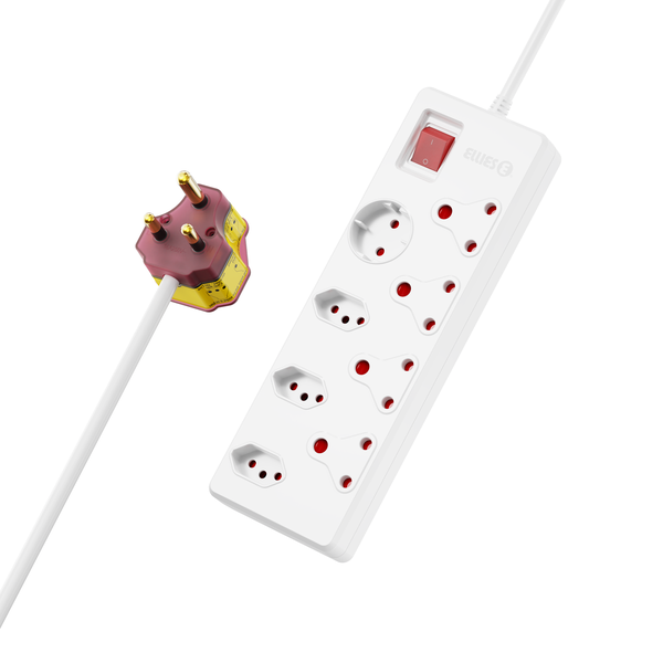 Ellies 8 Way High Surge Protected Multiplug
