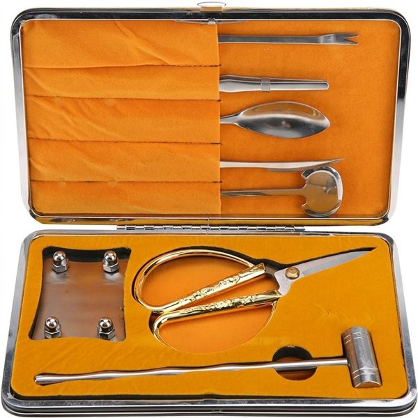 Stainless Steel Seafood Cracker Tools 8 Pack Crab Lobster Opener Set