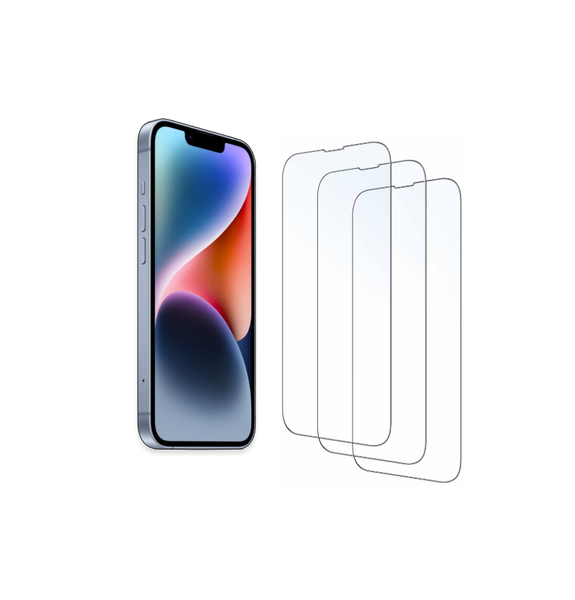 Anti Scratch HD Clear Screen Protector Compatible With Iphone 13 &amp; 14-3pack