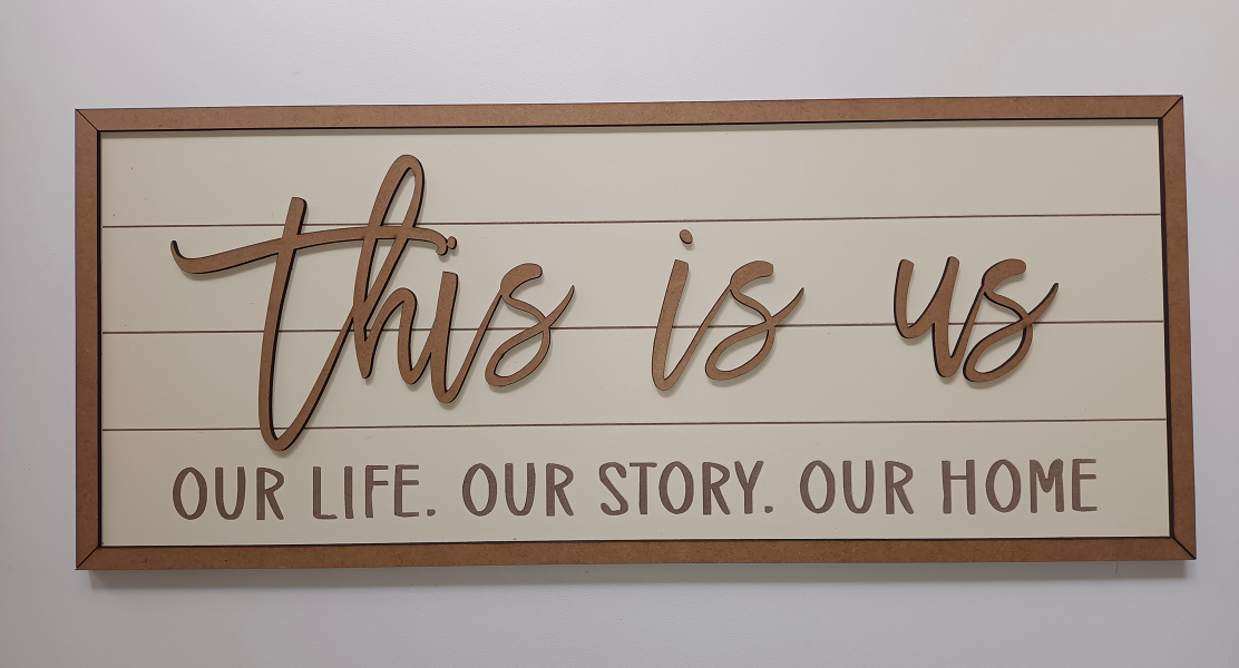 This Is Us Wooden Wall Sign Shop Today. Get it Tomorrow!