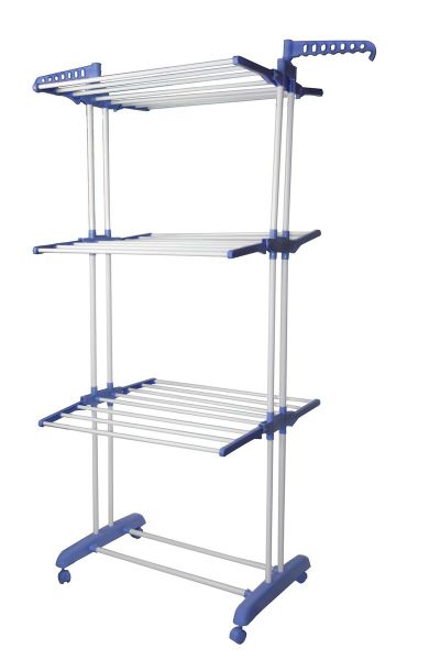 Extra Foldable Large Clothes Airer 3 Tier Outdoor Laundry Dryer Rack Line