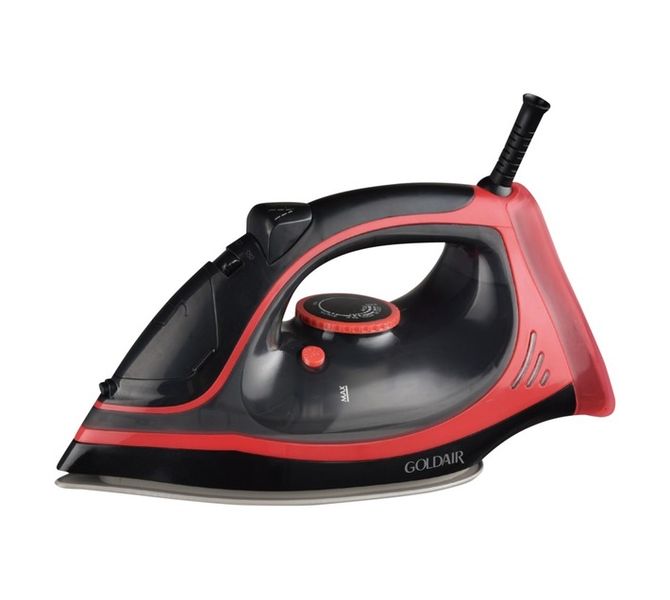 Goldair 2600 W Surge Steam Iron Black and Red