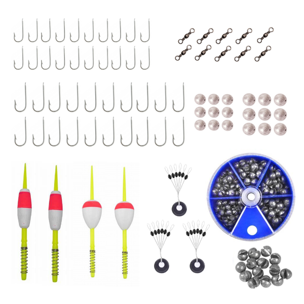 Kurper- Bream -Tilapia - Bass Fishing Tackle Bulk Combo - 180 Piece