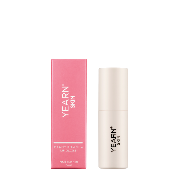 Yearn Skin Hydra Bright Vitamin C Lip Gloss in Colour Pink Slipper