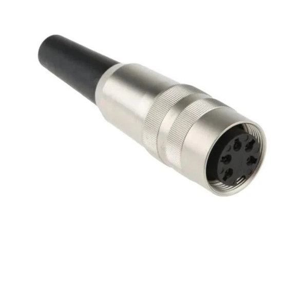 KV50-6M M16 5-Pole Straight Female Circular Connector, IP40, 250VAC