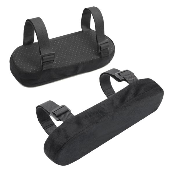 Ergonomic seat armrest cushioning memory foam cushion-2PC