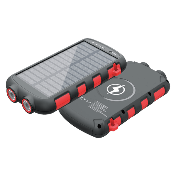 Rugged SA 20,000mAh Wireless Charging Solar Powerbank