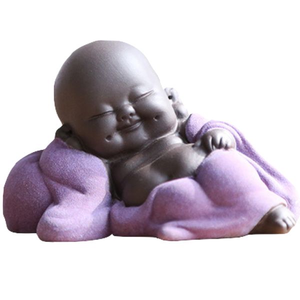 Home Decor Happy Buddha Statue Sleeping - 9.6cm