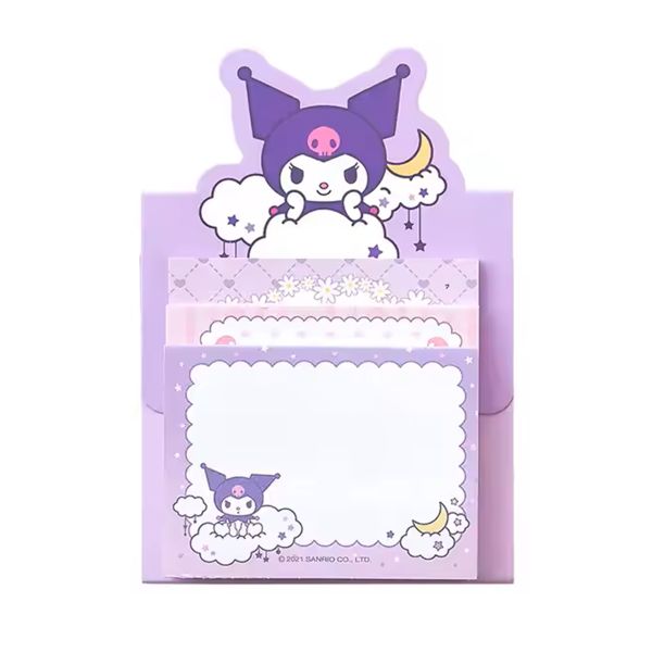 Cute Sanrio Sticky Notes Stand 3 in 1 - Kuromi