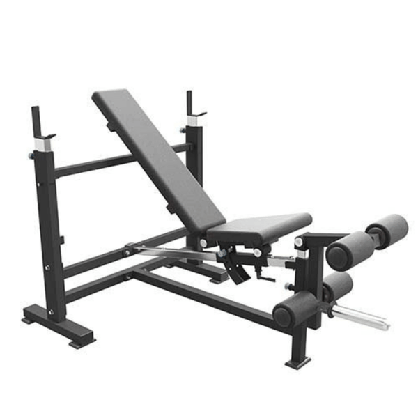 Adjustable Bench Press Leg Extension &amp; Leg Curl Combo