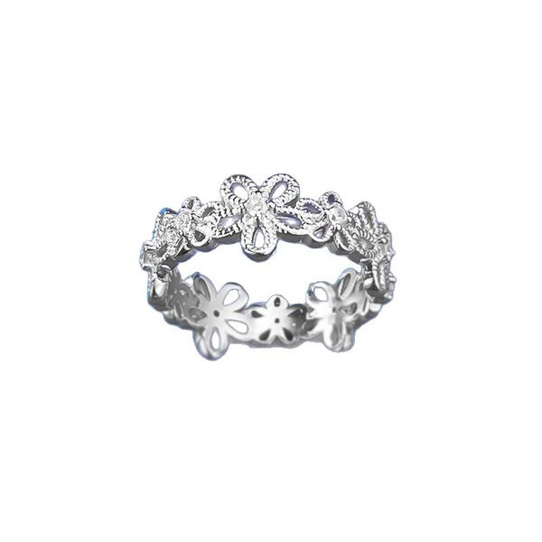 S925 Silver Lace Garland Ring