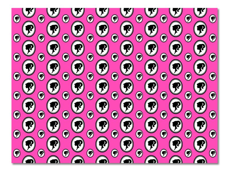 A3 Disposable Paper Placemat Set - Barbie Party