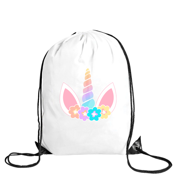 Katz Designs - Drawstring Bag -Polyester - Unicorn Headband