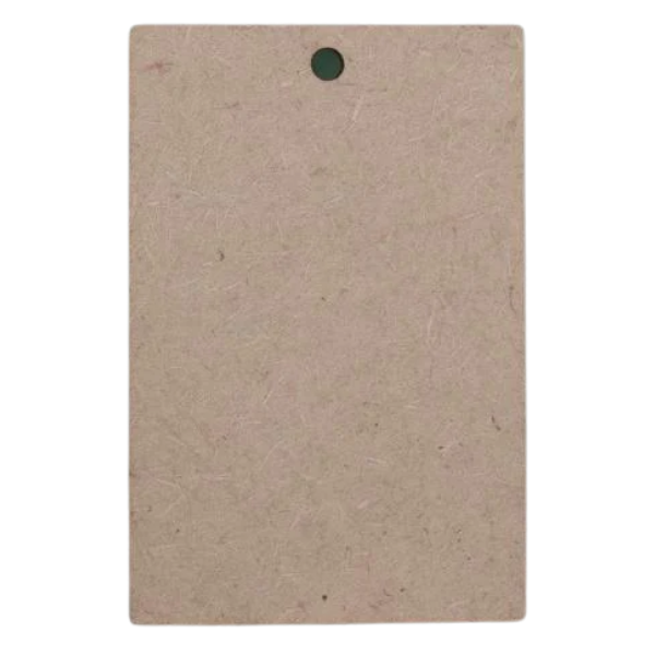 MDF Discs (Set of 10) - Rectangle 9.5cm Keyring Hole