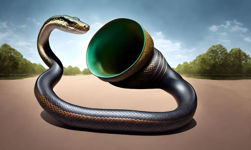 Canvas Wall Art - Revolving Snake Artwork