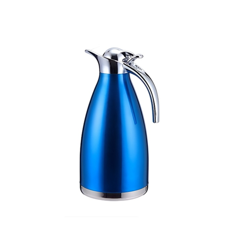 2L Stainless Steel Vacuum Thermos Flask - Blue