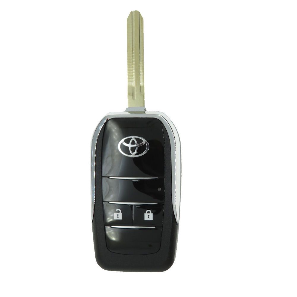 Toyota Yaris - Hilux - Fortuner 2 Button Flip Key Conversion GD6 Style ...