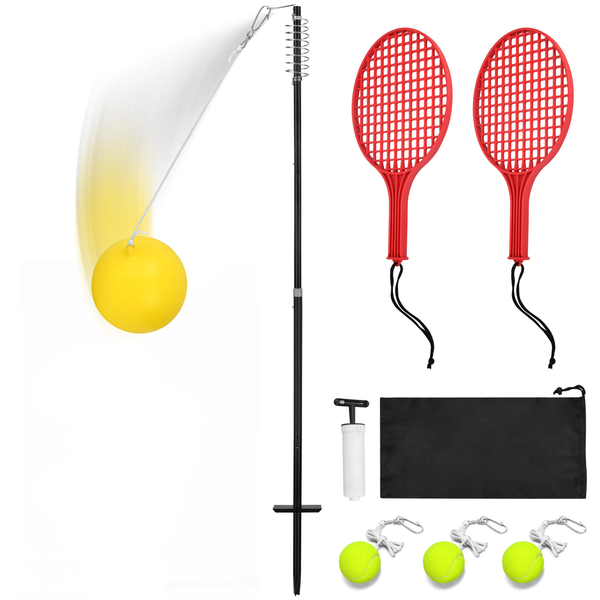 Tetherball Tennis Rebound Trainer for Beginners &amp; Solo Practice