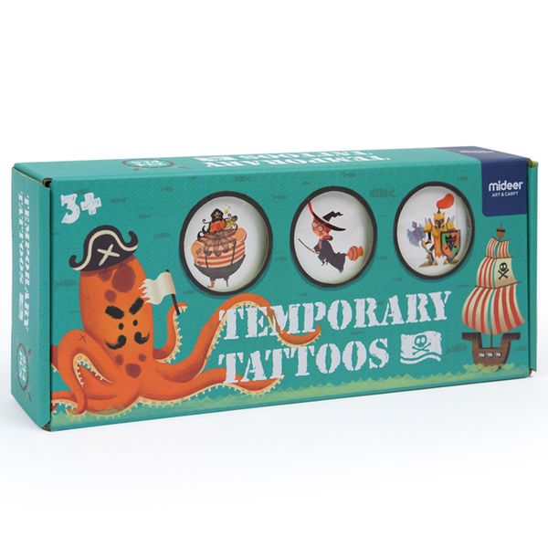 Mideer Temporary Tattoos - Fantastic Voyage: 234 Pieces