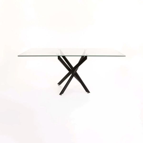 Curly Care - Eden 180x90cm Glass Top Dining Table