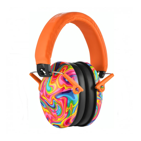 Kuvut Kids Noise-Cancelling Earmuffs - OrangeCandy (Ages 3-12)